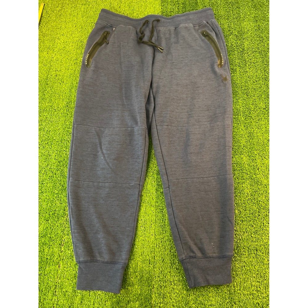 Spyder Mens Navy Blue Marled Performance Joggers‎ Tapered Athletic Sweatpants XL